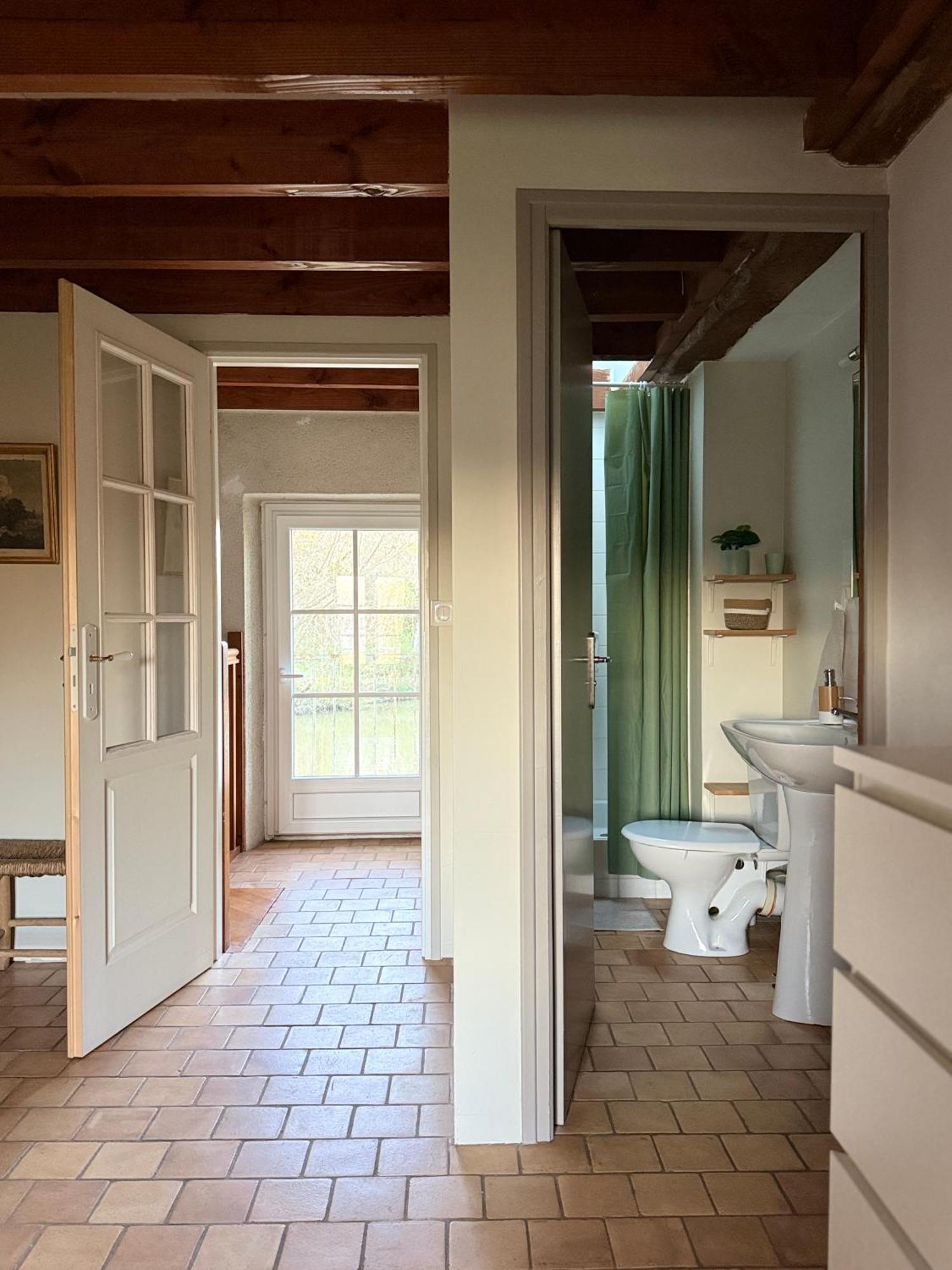 Le Charme De L'Ancien Au Calme Et A 8 Min De Chenonceaux Apartment La Croix-en-Touraine Exterior photo